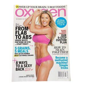 Oxygen Fitness Magazine u June 2014 Elisabetta Rogiani Cover Vol 17 Is 6 No 176